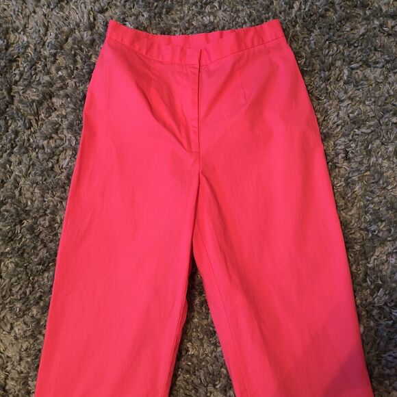 Vintage 1990s Bob Mackie Studio Pink Pants Cotton blend Zipper Size 4 - Picture 2 of 4